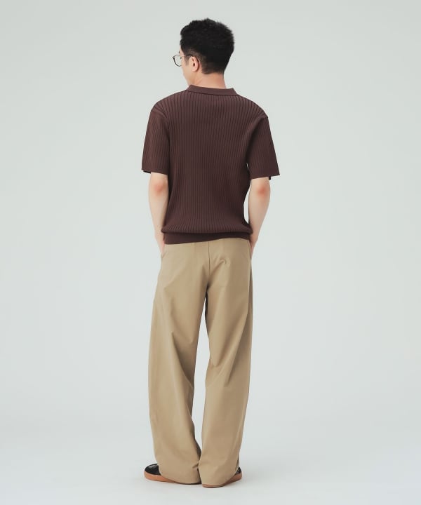 スキッパー ニットポロシャツ [H:183cm C:80 W:68 H:89.5 Size:L]