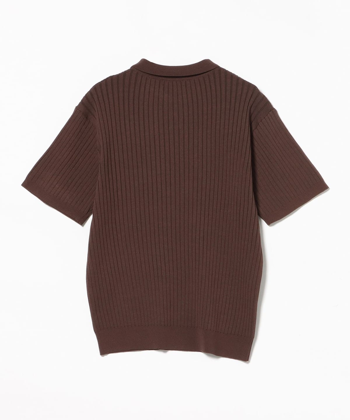 BEAMS HEART（ビームス ハート）スキッパー ニットポロシャツ（シャツ