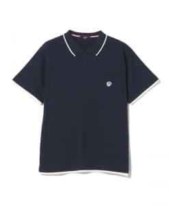 BEAMS HEART / フェイクレイヤー コーヒーエンブレム ポロシャツ