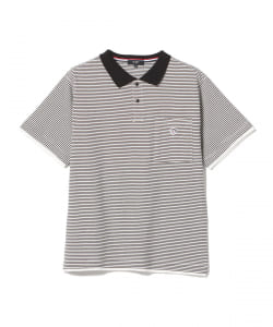 BEAMS HEART / フェイクレイヤー コーヒーエンブレム ポロシャツ