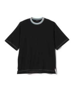 BEAMS HEART / リブライン ステッチ ビッグ Tシャツ
