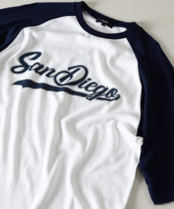 BEAMS HEART / ロゴプリント ベースボール ビッグ Tシャツ
