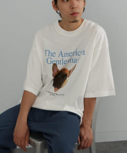 BEAMS HEART / 男裝 DOG 印刷 T恤