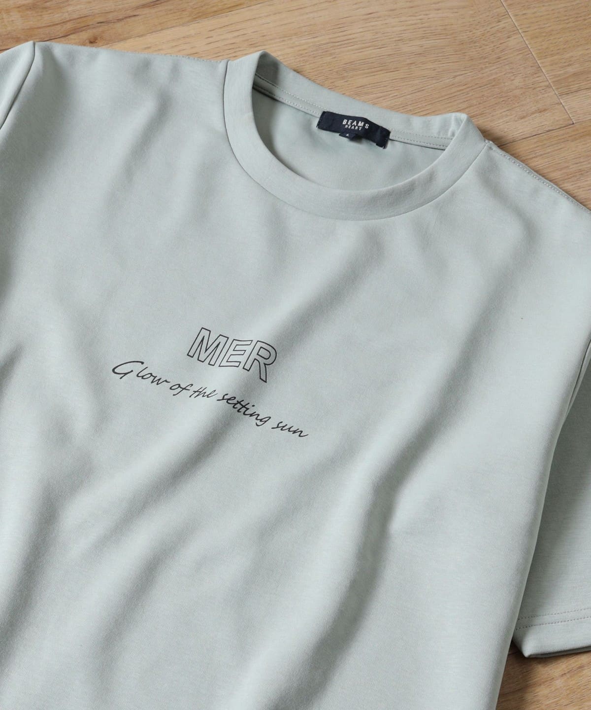 ペールトーン ダンボール プリント Tシャツ Tシャツ・カットソー MEN SMOKE GREEN S ペールトーン ダンボール プリント Tシャツ Tシャツ・カットソー MEN SMOKE GREEN S