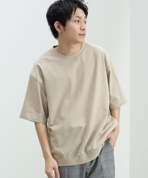 BEAMS HEART (BEAMS HEART) [Outlet] Polyester Melange T-shirt (T 