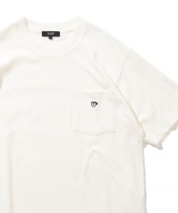 BEAMS HEART / コーヒー刺繍 半袖Tシャツ
