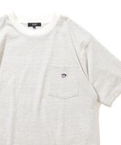 BEAMS HEART / コーヒー刺繍 半袖Tシャツ