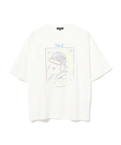BEAMS HEART / ネオンカラー刺繍Tシャツ