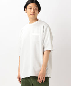BEAMS HEART / 男裝 條紋 寬版 圓領 T恤