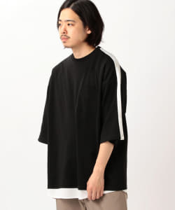 BEAMS HEART / フェイクレイヤー ライン ビッグ Tシャツ