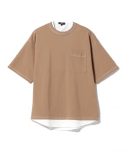 BEAMS HEART / フェイクレイヤー ビッグ Tシャツ