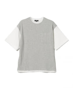 BEAMS HEART / 接触冷感 ベストフェイクレイヤード Tシャツ