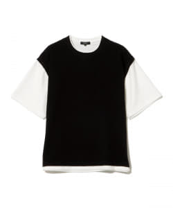 BEAMS HEART / 接触冷感 ベストフェイクレイヤード Tシャツ