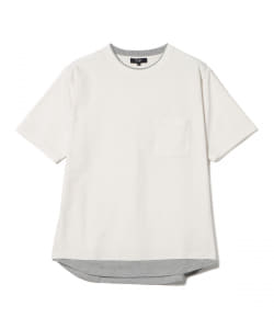 BEAMS HEART / 接触冷感 クルーフェイクレイヤード Tシャツ