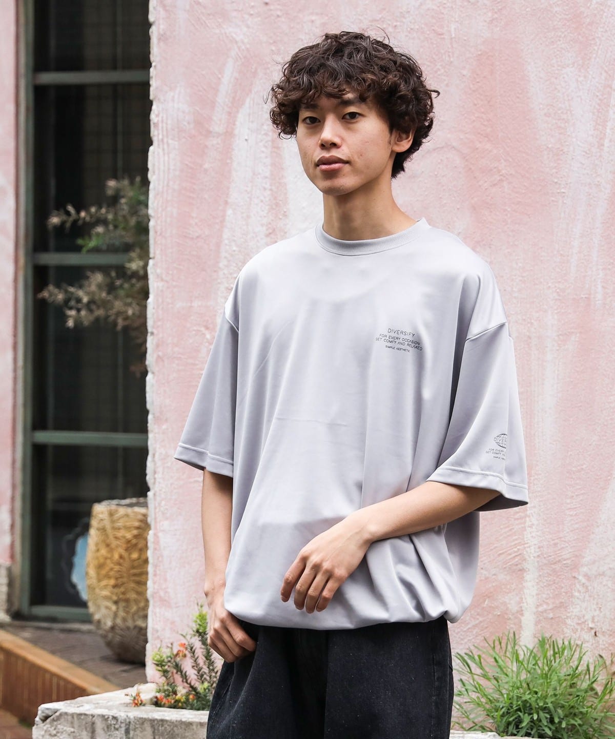 クイックドライ スピンドル Tシャツ シャツ・ブラウス MEN GREY M クイックドライ スピンドル Tシャツ シャツ・ブラウス MEN GREY M