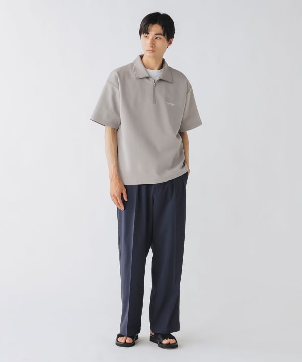 BEAMS HEART（ビームス ハート）ダンボール ハーフジップ（吸水速乾