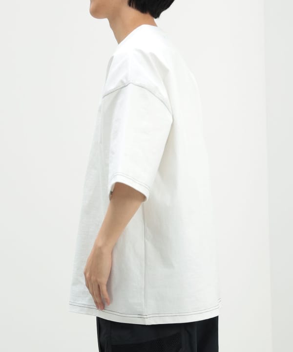 BEAMS HEART（ビームス ハート）ステッチ 配色 オーバー Tシャツ