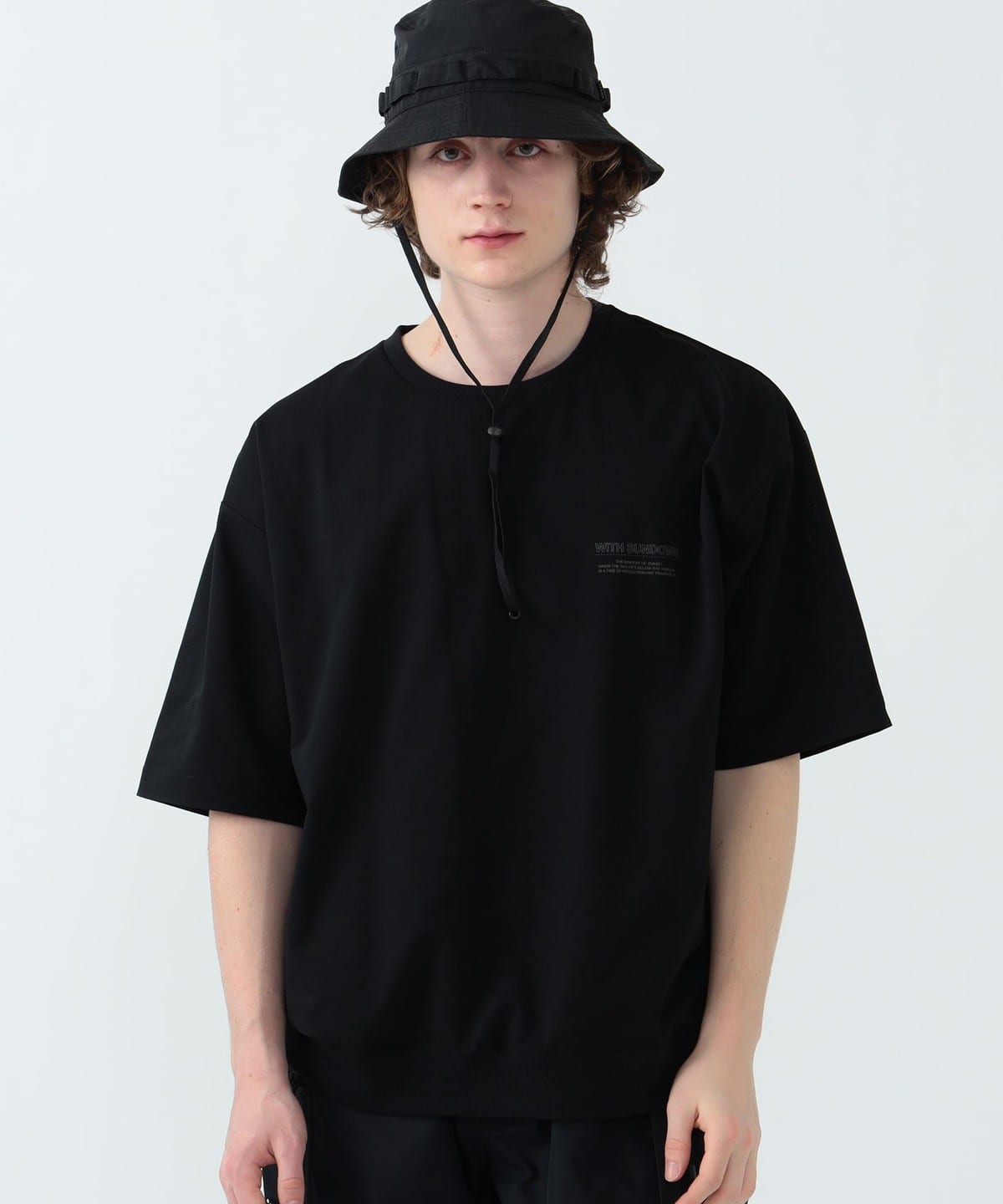 テックメッシュ ショートスリーブ Tシャツ Tシャツ・カットソー MEN BLACK S テックメッシュ ショートスリーブ Tシャツ Tシャツ・カットソー MEN BLACK S