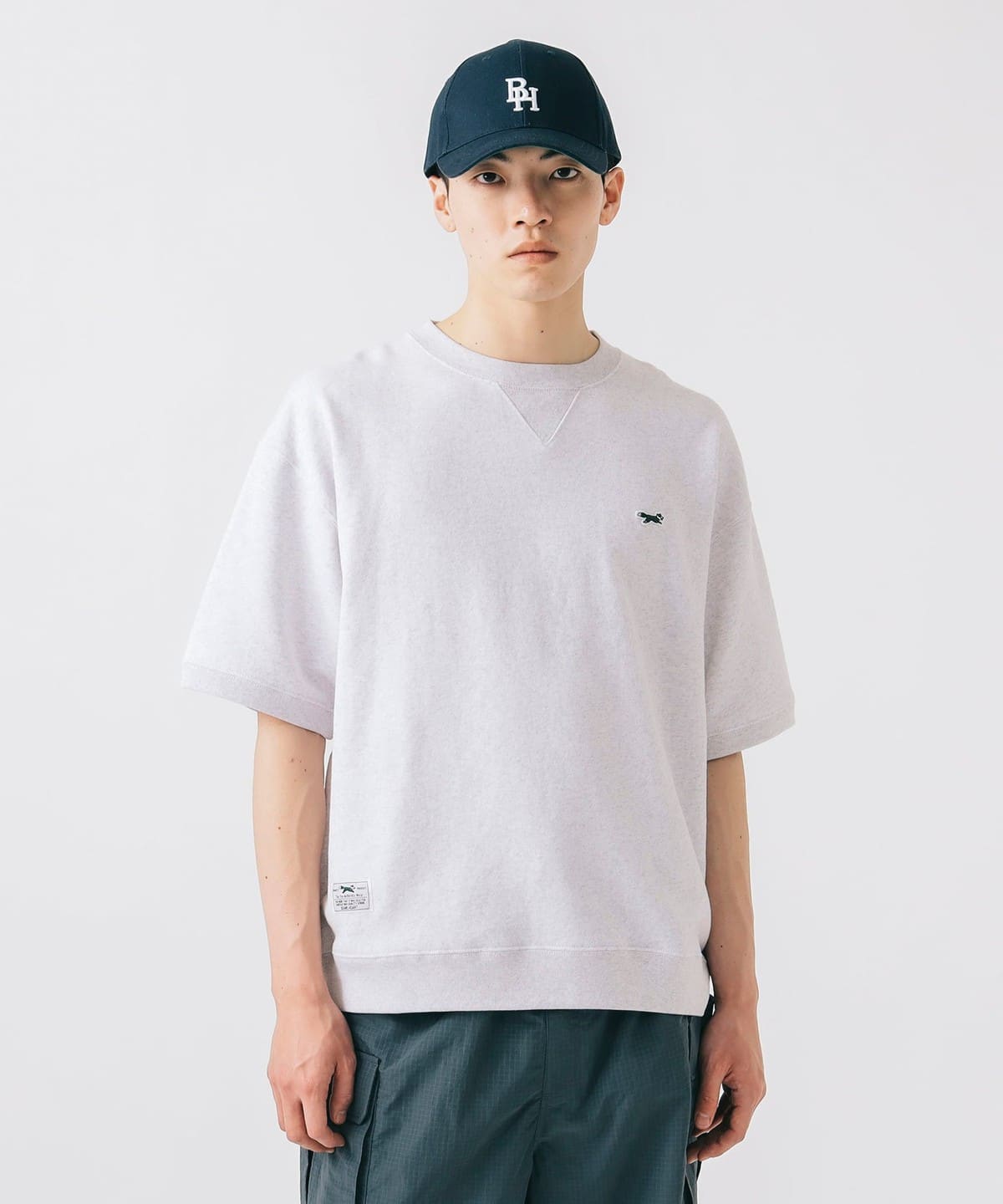 【EXCLUSIVE】PENNEY'S ペニーズ / FOX ショートスリーブ スウェット トップス MEN LIGHT GREY M 【EXCLUSIVE】PENNEY'S ペニーズ / FOX ショートスリーブ スウェット トップス MEN LIGHT GREY M