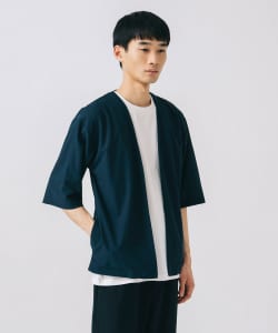 梨地 ハーフスリーブ カーディガン (ノースリーブ セット)