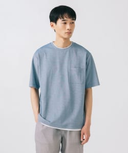 鹿の子 フェイクレイヤー Tシャツ（毛玉軽減・吸水速乾）