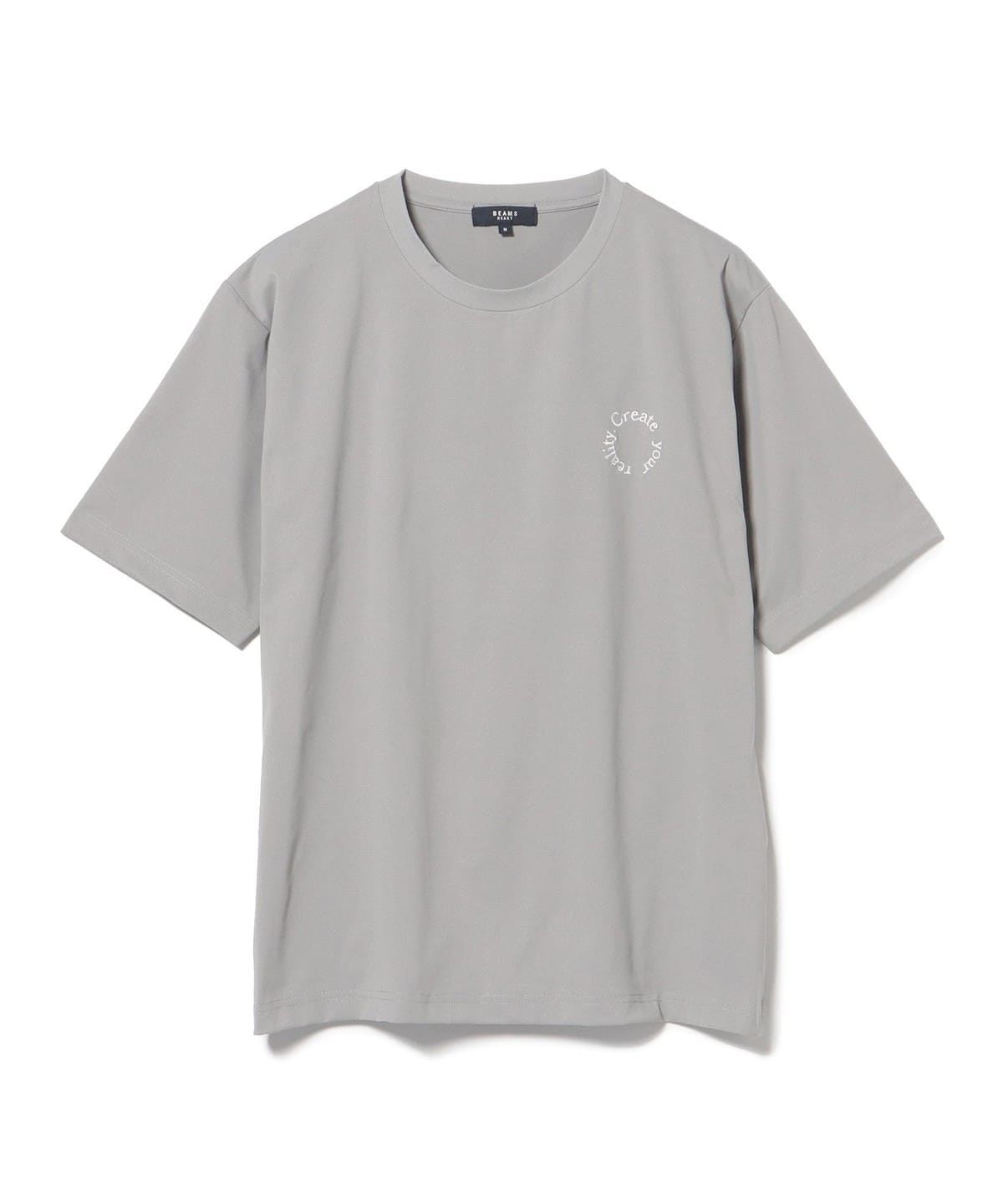 雷魚　アザーサイド　Tシャツ　グレー　size M BEAMS HEART（ビームス ハート）ラウンド 刺繍 エンブレム Tシャツ