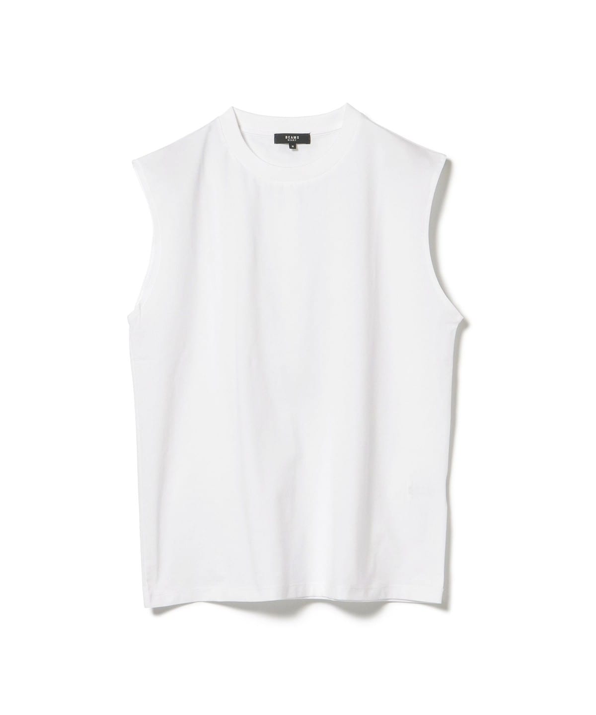 テック ノースリーブ(吸水速乾・毛玉軽減) Tシャツ・カットソー MEN WHITE S テック ノースリーブ(吸水速乾・毛玉軽減) Tシャツ・カットソー MEN WHITE S