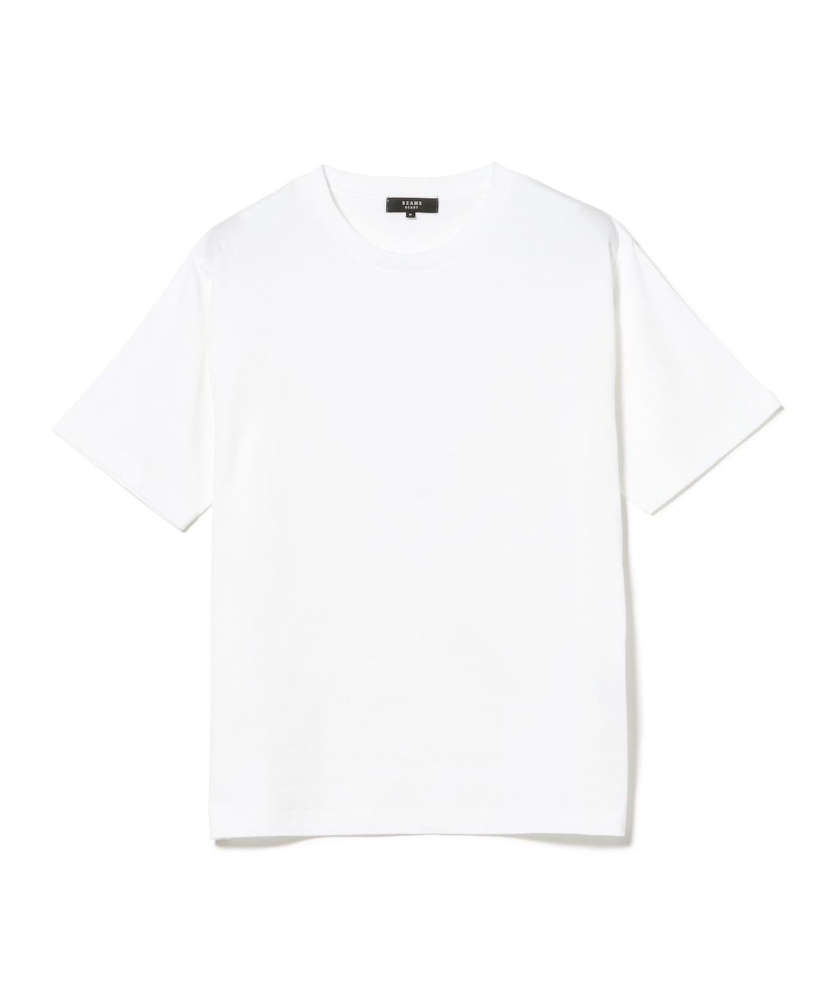 BEAMS HEART（ビームス ハート）ピマコットン 天竺 Tシャツ（Tシャツ ロンハーマンビッグメントダイ ワイドフィット Tシャツ Mサイズ ホワイト