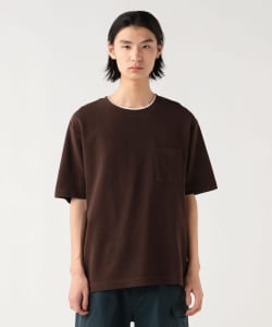 リップルダブルフェイス フェイクレイヤード Tシャツ（接触冷感）