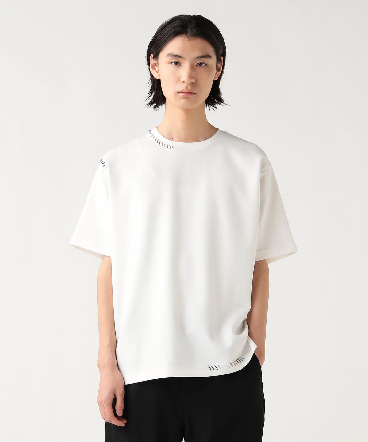 BEAMS HEART（ビームス ハート）ダンボール ステッチ Tシャツ（吸水速