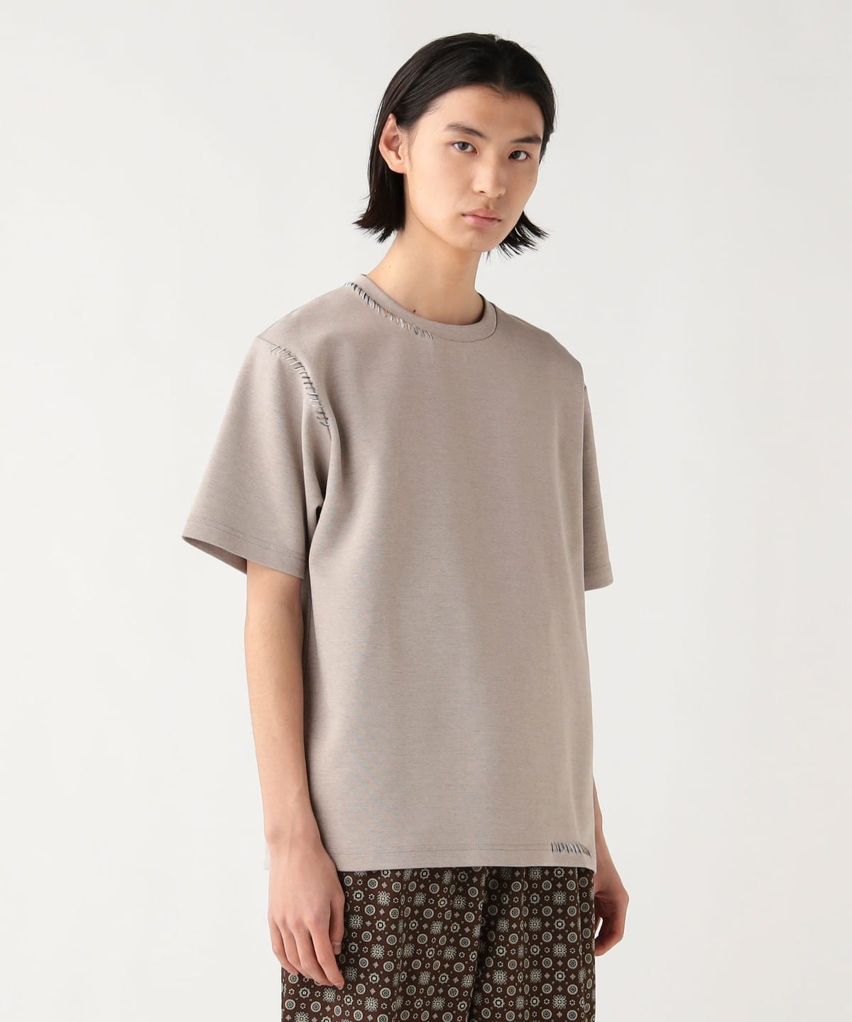 BEAMS HEART（ビームス ハート）ダンボール ステッチ Tシャツ（吸水速