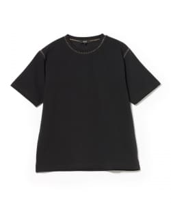 ダンボール スラブ ステッチ クルーネック Tシャツ （吸水速乾）