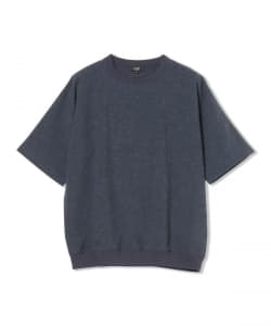 麻混 メランジ 布帛 Tシャツ