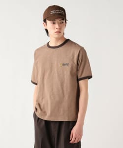 モダン配色 リンガー Tシャツ