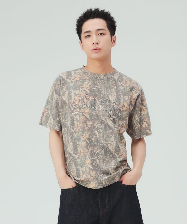 アップリケ ウォッシュ クルーネック Tシャツ [H:183cm C:80 W:68 H:89.5 Size:L]