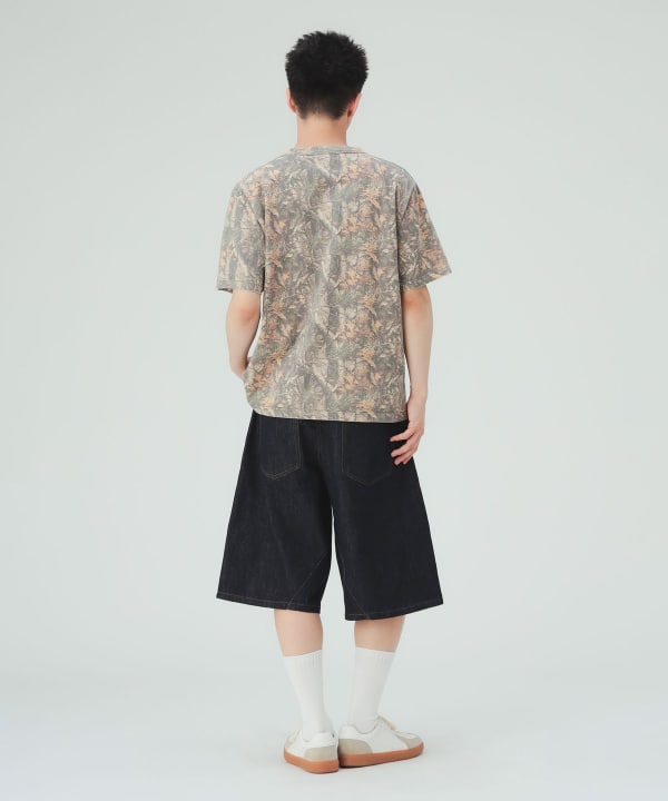 アップリケ ウォッシュ クルーネック Tシャツ [H:183cm C:80 W:68 H:89.5 Size:L]
