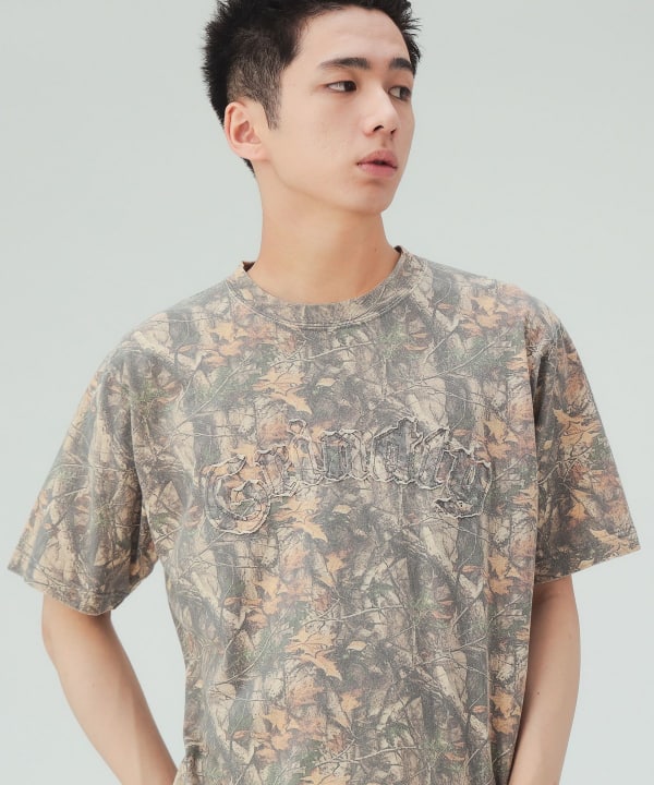 アップリケ ウォッシュ クルーネック Tシャツ [H:183cm C:80 W:68 H:89.5 Size:L]