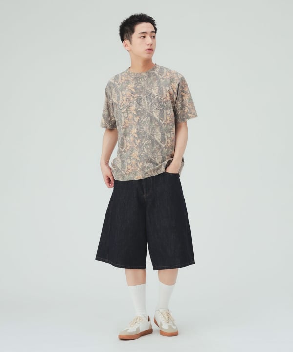 アップリケ ウォッシュ クルーネック Tシャツ [H:183cm C:80 W:68 H:89.5 Size:L]