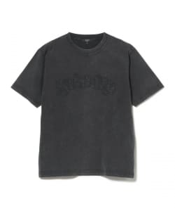 アップリケ ウォッシュ クルーネック Tシャツ