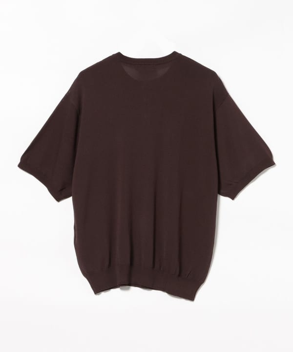 [10% OFF Coupon Eligible] Henley Neck Short Sleeve Knit (Cooling Fabric)