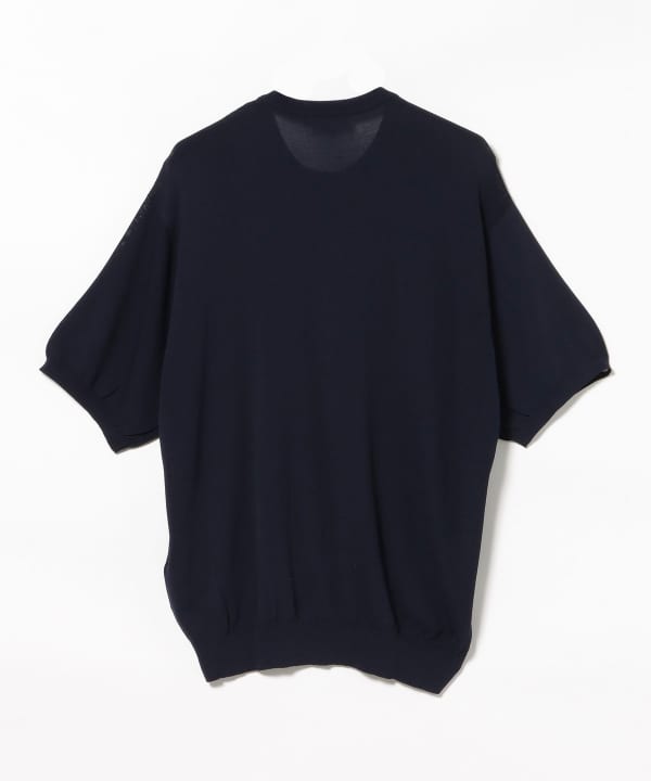 [10% OFF Coupon Eligible] Henley Neck Short Sleeve Knit (Cooling Fabric)