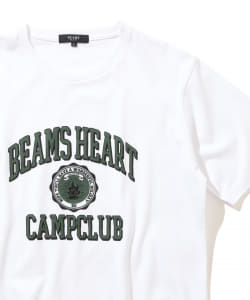 BEAMS HEART / キャンプ クラブ Tシャツ
