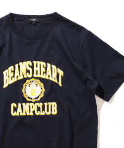 BEAMS HEART / キャンプ クラブ Tシャツ
