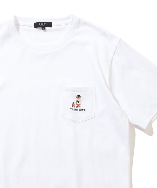 BEAMS HEART Takibi BEAMS HEART Pocket T-shirt (T-shirts, cut