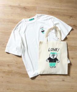 BEAMS HEART / ツッキー ビッグ Tシャツ（トートバッグセット）