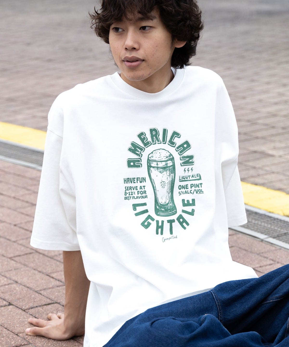 バーフォックス ハートデザイプリント 長袖 Tシャツ ホワイト XXXL