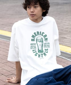 BEAMS HEART / フード グラフィック Tシャツ