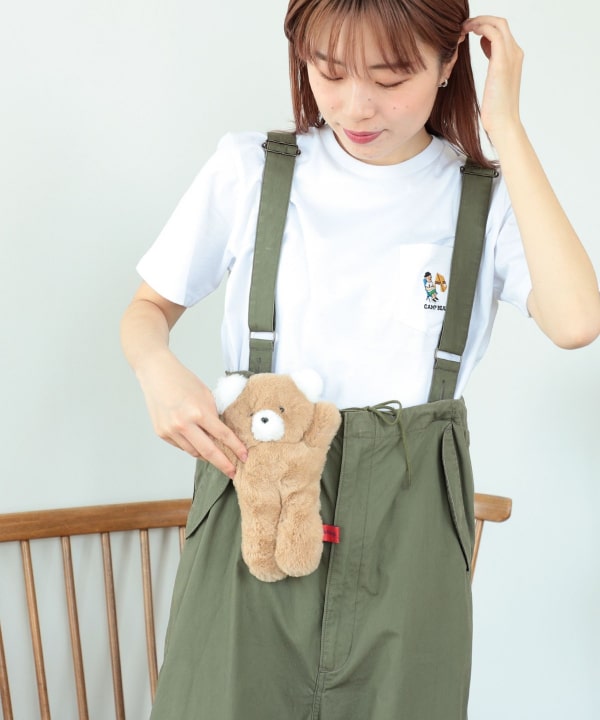 BEAMS HEART (BEAMS HEART) BEAMS HEART / Camp Bear Pocket T-shirt