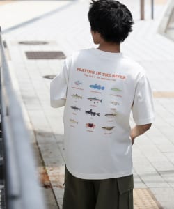 BEAMS HEART / アウトドア フィッシュ Tシャツ
