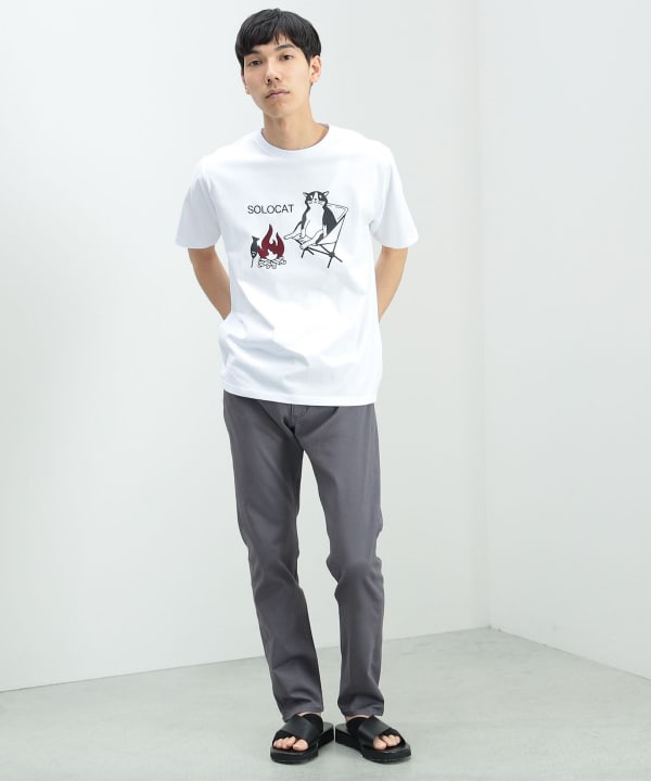 BEAMS HEART（ビームス ハート）ラビット & キャット プリント Tシャツ（Tシャツ・カットソー プリントTシャツ）通販｜BEAMS